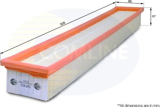 Comline EAF403 - Filter za zrak www.molydon.hr