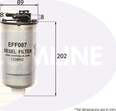 Comline EFF087 - Filter za gorivo www.molydon.hr