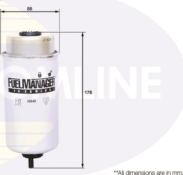 Comline EFF176 - Filter za gorivo www.molydon.hr