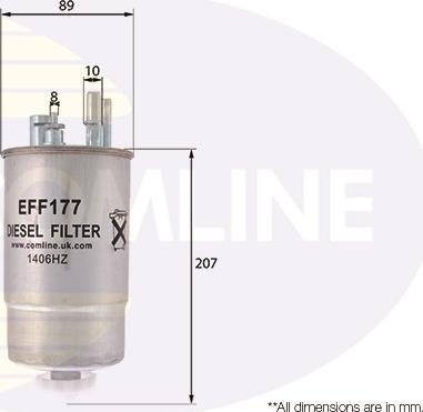 Comline EFF177 - Filter za gorivo www.molydon.hr