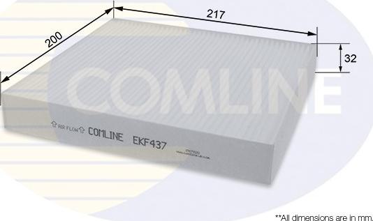 Comline EKF437 - Filter kabine www.molydon.hr
