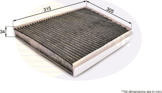 Comline EKF139A - Filter kabine www.molydon.hr