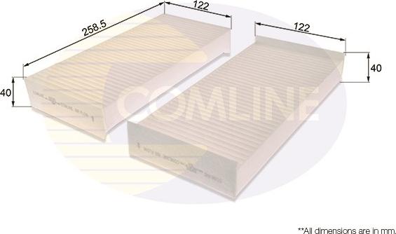 Comline EKF231 - Filter kabine www.molydon.hr