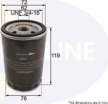 Comline EOF053 - Filter za ulje www.molydon.hr