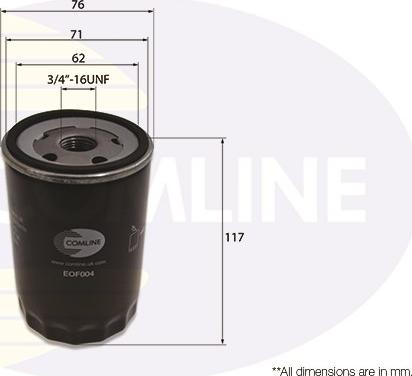 Comline EOF004 - Filter za ulje www.molydon.hr
