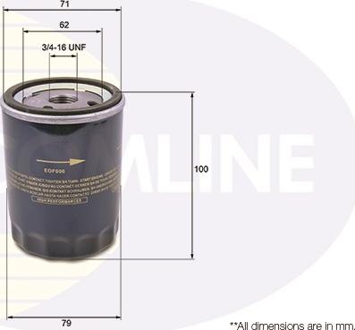 Comline EOF006 - Filter za ulje www.molydon.hr