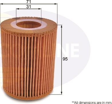 Comline EOF186 - Filter za ulje www.molydon.hr