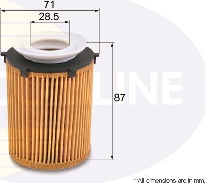 Comline EOF256 - Filter za ulje www.molydon.hr