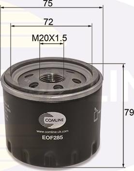 Comline EOF285 - Filter za ulje www.molydon.hr