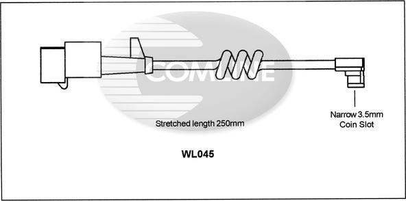 Comline WL045 - Signalni kontakt, trosenje kočione plocice www.molydon.hr