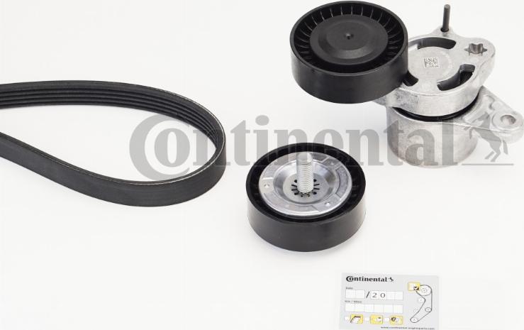CONTINENTAL 5PK1960K1 - Garnitura klinastog rebrastog remena www.molydon.hr