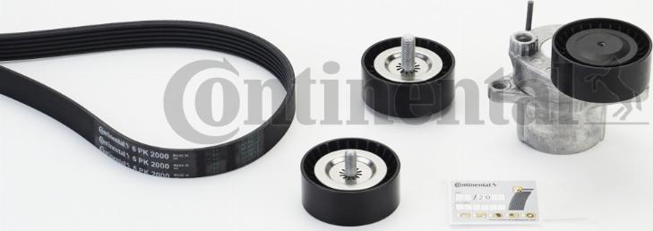 CONTINENTAL 6PK2000K1 - Garnitura klinastog rebrastog remena www.molydon.hr