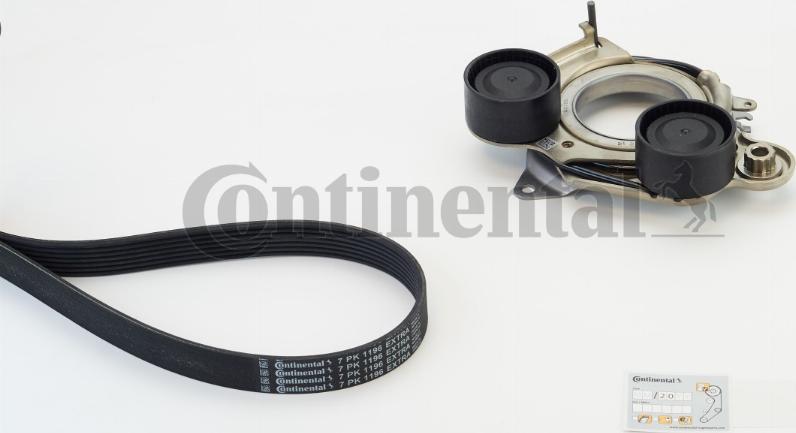 CONTINENTAL 7 PK 1196 EXTRA K1 - Garnitura klinastog rebrastog remena www.molydon.hr