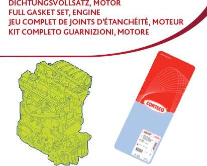 Corteco 83403888 - Kompletan set brtvi, motor www.molydon.hr