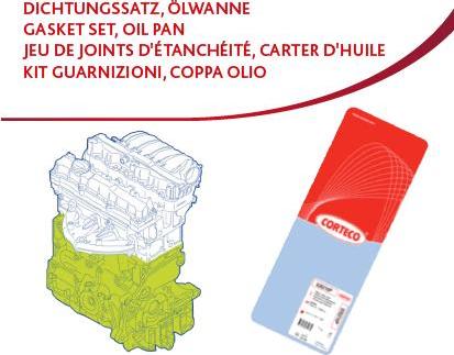 Corteco 427137P - Garnitura brtvi, blok motora www.molydon.hr