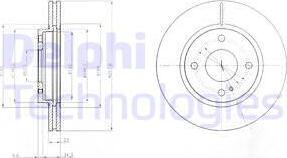 Delphi BG4170 - Kočioni disk www.molydon.hr