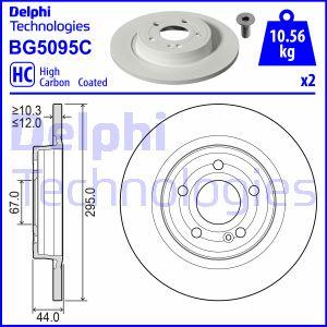 Delphi BG5095C - Kočioni disk www.molydon.hr