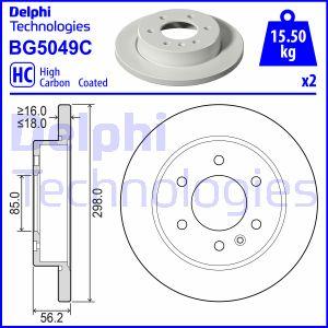 Delphi BG5049C - Kočioni disk www.molydon.hr