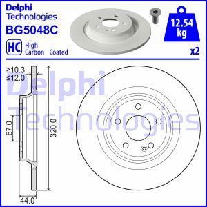 Delphi BG5048C - Kočioni disk www.molydon.hr