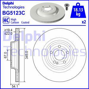 Delphi BG5123C - Kočioni disk www.molydon.hr