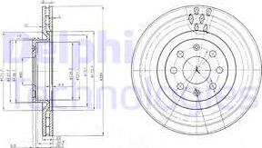 Delphi BG3944 - Kočioni disk www.molydon.hr
