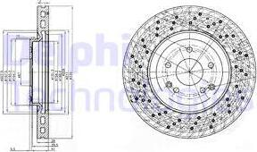 Delphi BG3985 - Kočioni disk www.molydon.hr