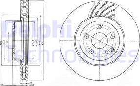 Delphi BG3877 - Kočioni disk www.molydon.hr