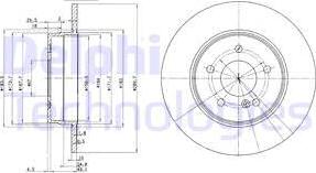 Delphi BG3239 - Kočioni disk www.molydon.hr