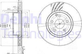 Delphi BG3756 - Kočioni disk www.molydon.hr
