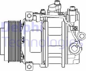 Delphi CS20378 - Kompresor, klima-Uređaj www.molydon.hr