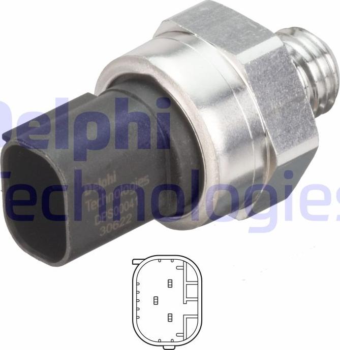 Delphi DPS00041-12B1 - Senzor, pritisak Ispušnih plinova www.molydon.hr