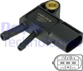 Delphi DPS00012 - Senzor, pritisak Ispušnih plinova www.molydon.hr
