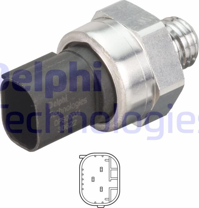 Delphi DPS00034-12B1 - Senzor, pritisak Ispušnih plinova www.molydon.hr