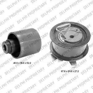 Delphi KDB296 - Komplet zupčastog remena www.molydon.hr