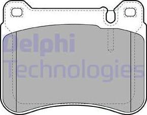 Delphi LP1979-18B1 - Komplet Pločica, disk-kočnica www.molydon.hr