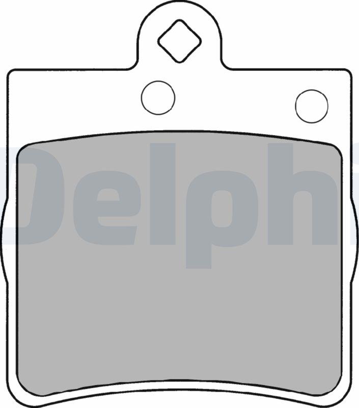 Delphi LP1403-17B1 - Komplet Pločica, disk-kočnica www.molydon.hr