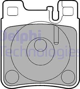 Delphi LP841 - Komplet Pločica, disk-kočnica www.molydon.hr