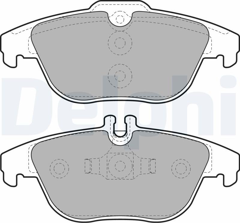 Delphi LP2029-17B1 - Komplet Pločica, disk-kočnica www.molydon.hr