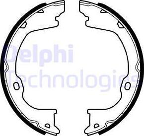 Delphi LS2055 - Komplet kočionih obloga, rucna kočnica www.molydon.hr