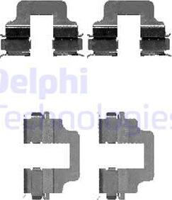 Delphi LX0473 - Komplet pribora, Pločica disk kočnice www.molydon.hr