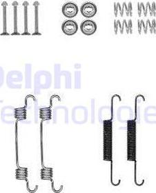 Delphi LY1381 - Komplet pribora, kočione papuce rucne kočnice www.molydon.hr