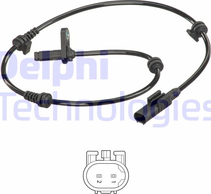 Delphi SS20552 - Senzor, broj obrtaja kotača www.molydon.hr