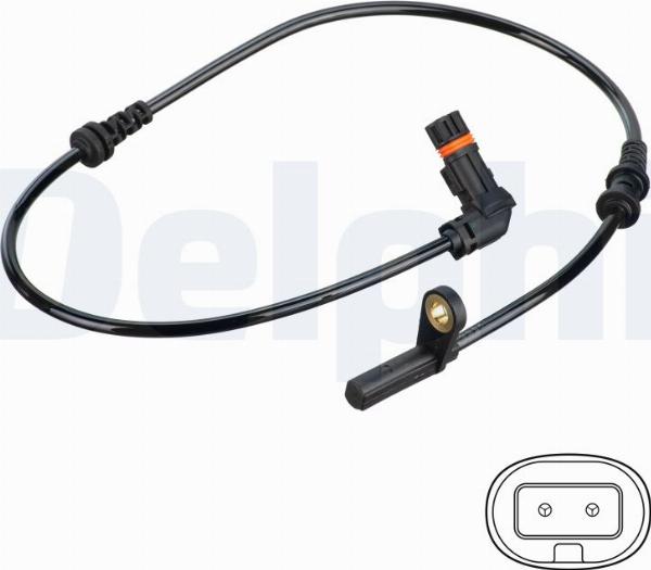 Delphi SS20797-18B1 - Senzor, broj obrtaja kotača www.molydon.hr