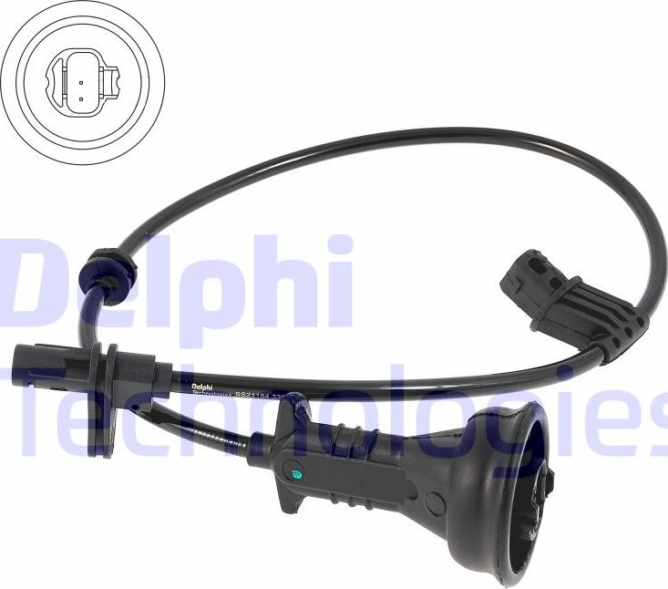 Delphi SS21154-12B1 - Senzor, broj obrtaja kotača www.molydon.hr