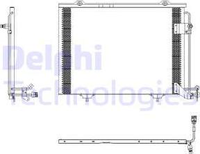 Delphi TSP0225432 - Kondenzator, klima-Uređaj www.molydon.hr