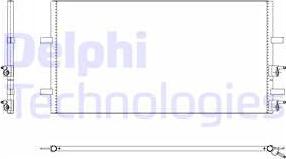 Delphi TSP0225640 - Kondenzator, klima-Uređaj www.molydon.hr