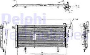 Delphi TSP0225224 - Kondenzator, klima-Uređaj www.molydon.hr