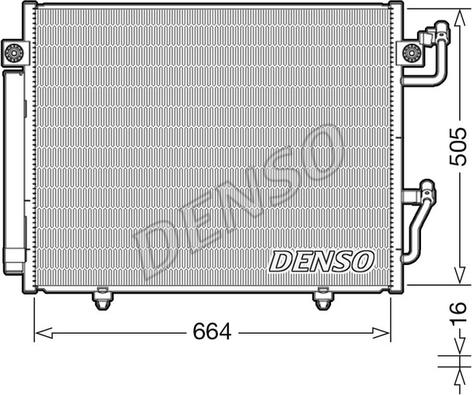 Denso DCN45005 - Kondenzator, klima-Uređaj www.molydon.hr