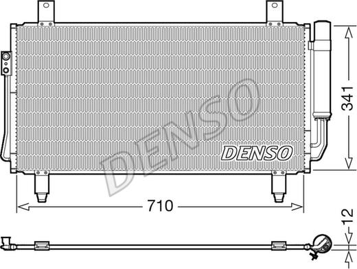 Denso DCN45006 - Kondenzator, klima-Uređaj www.molydon.hr