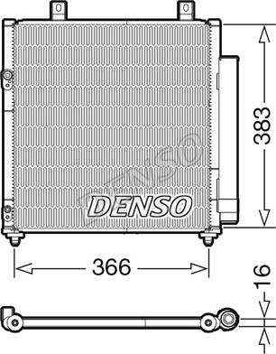 Denso DCN45007 - Kondenzator, klima-Uređaj www.molydon.hr